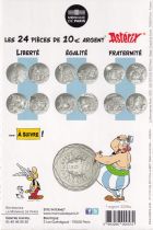 French Mint 10 Euros Silver - Asterix and Obélix - Freedom - The Rose and the Sword - 2015