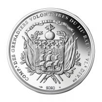 French Mint 10 Euros Silver Proof - Arrival of La Fayette in Boston - 2020