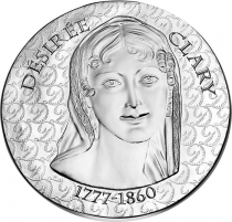 French Mint 10 Euros Silver Proof - Désirée Clary - 2018