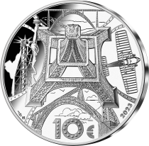 French Mint 100 years of Gustave Eiffel - 10 Euros Silver 2023