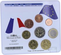 French Mint 70th anniversary of the Appeal of 18 June - Miniset BU 2010 - Red