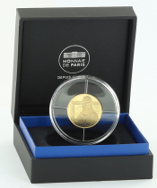 French Mint Leonardo da Vinci & the Mona Lisa - 50 Euros - 1/4 Oz Gold FRANCE 2019 (MDP)