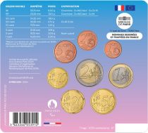 French Mint Paralympic mascot  - Paris 2024 - Miniset BU 2024 (MDP) with Nouvelles Faces