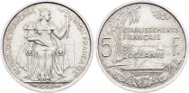 French Oceania 5 Francs - Liberty - 1952