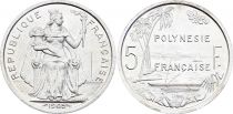 French Pacific Territories 5 Francs - Liberty - 1965