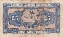 French West Africa 5 Francs - Africaine - 1942 - Lettre D