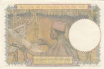 French West Africa 5 francs - Man, weaver - 15-06-1942 - Serial G.10742