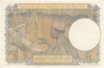 French West Africa 5 francs - Man weaver - 15-06-1942 - Serial G.10742