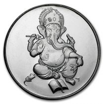 Ganesh - Om - 1 Once Argent