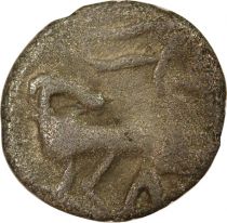 Gaul Allobroges - Denarius VOL with Deer, Head right - Ist Century BC