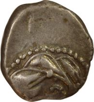 Gaul Bituriges Cubi  - Denarius with Branch and pointed Annulet - Ist Century BC