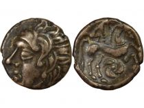 Gaul Carnutes  - Drachm with Wolf and Horse  - Ist Century BC