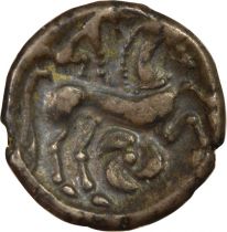 Gaul Carnutes  - Drachm with Wolf and Horse  - Ist Century BC