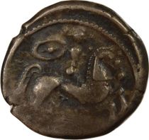 Gaul Carnutes / Pictones / Bituriges  - Drachm with Horseman and Hand - Ist Century BC