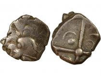 Gaul Tolosates - Silver Drachm with negroid Head - IInd / Ist Century BC