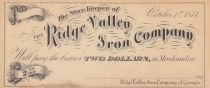 Georgia  2 dollars - Ridge Valley - Iron Company - VF