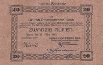 German East Africa 20 Rupien - German east africa - 1915