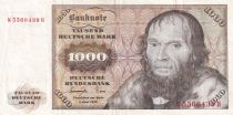 Germany (Federal Rep.) 1000 Deutsche Mark - Johannes Schöner by Lucas Cranach - 1977