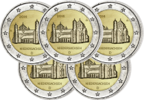 Germany  Set of 5 x 2 Euros Commemo. Germany 2014 - Lower Saxony (all 5 workshops)