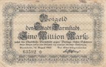 Germany 1 000 000 mark - City of Darmstadt - Number 63592 - 1923