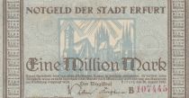 Germany 1 000 000 Mark - City of Erfurt - Serial B - 1923