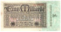 Germany 1 Milliarde Mark  - Serial A.009 - 1923 - 4