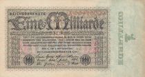 Germany 1 Milliarde Mark  - Serial A.009 - 1923 - VF - P.114