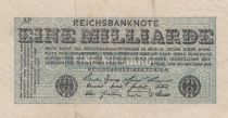 Germany 1 Milliarde Mark - Reichsbanknote - Serial AP - 1923 - TTB - P.122