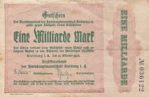 Germany 1 Milliarde Mark - State of Stollberg - 1923