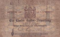 Germany 1 Thaler - Prussian treasury bill - 13-02-1861 - Serial IV - VG+ - PS.0411