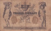 Germany 1 Thaler - Prussian treasury bill - 13-02-1861 - Serial IV - VG+ - PS.0411