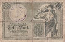 Germany 10 Mark - WWI propaganda - Coat of arms - 1906 - P.9b