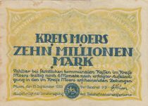 Germany 10 millionen Mark - City of Kreis Moers - 1923