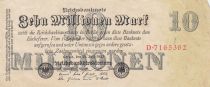 Germany 10 Millionen mark - Reichsbanknote - Serial D - 1923