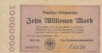 Germany 10 Millionen Mark - State of Berlin - 02-09-1923 - Serial HR-25