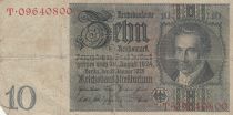 Germany 10 Reichsmark - Albrecht D. Thaer - Serial E - 1929 - P.180a