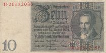 Germany 10 Reichsmark - Albrecht D. Thaer - Serial H - 1929 - P.180a