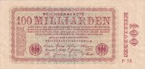 Germany 100 Milliarden Mark  - Reichsbanknote 1923 - Serial P.73