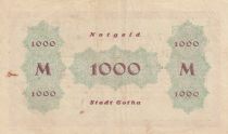 Germany 1000 Mark - Notgeld - City of Gotha - 1923 - Number 6313