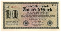 Germany 1000 Mark Dk green on green and lilac - 1922 - serial Db-KH