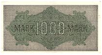 Germany 1000 Mark Dk green on green and lilac - 1922 - serial F*-WM