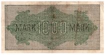 Germany 1000 Mark Dk green on green and lilac - 1922 - serial L-BD