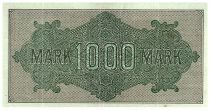 Germany 1000 Mark Dk green on green and lilac - 1922 - serial X-MK