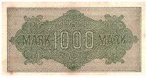 Germany 1000 Mark Dk green on green and lilac - 1922 - serial Xg-OE