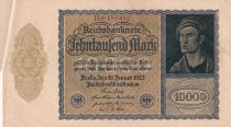 Germany 10000 mark - Portrait by Albrecht Dürer - Reichsbanknote - Serial 14m