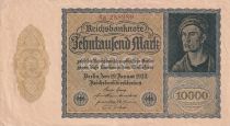 Germany 10000 mark - Portrait by Albrecht Dürer - Reichsbanknote - Serial 6k