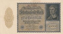 Germany 10000 mark - Portrait by Albrecht Dürer - Reichsbanknote - Serial 8j