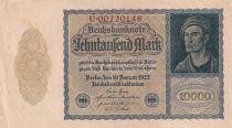 Germany 10000 Mark - Portrait of man by Durer - 1922 - Serial U - P.72