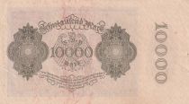 Germany 10000 Mark Portrait of man by Durer - 1922 - Serial 21N.