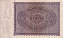 Germany 100000 Mark Gisze - 1923 - Serial H.01